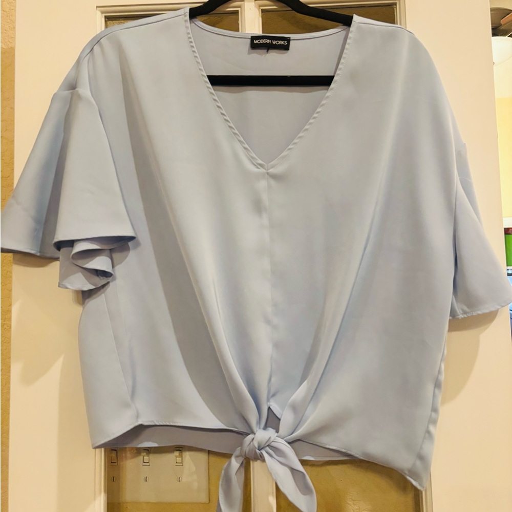 Light Blue Women's Top